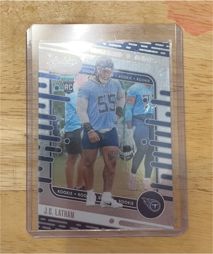 2024 Panini Absolute #107 J.C. Latham — front