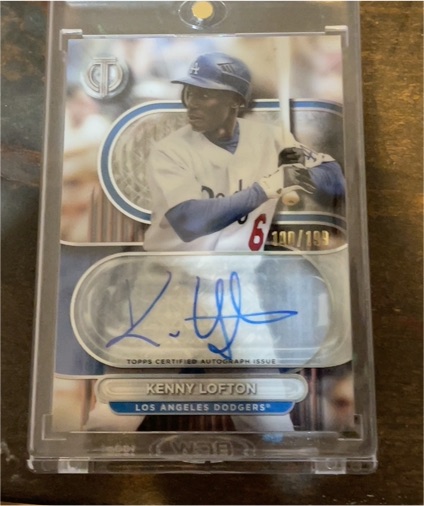 2024 Topps Tribute #TA-KL Kenny Lofton — front