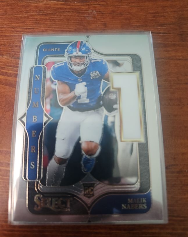 2024 Panini Select - Select Numbers #5 Malik Nabers — front