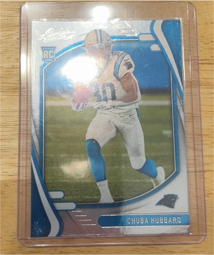 2021 Panini Absolute #134 Chuba Hubbard — front