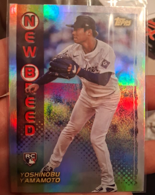 2024 Topps Archives #99NB-6 Yoshinobu Yamamoto New Breed — front