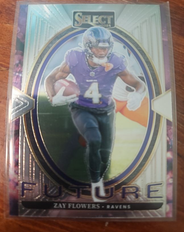 2024 Panini Select #17 Zay Flowers Select Future — front