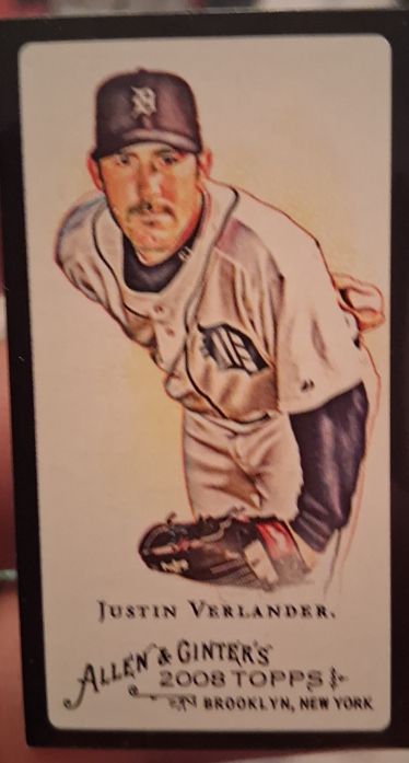 2008 Topps Allen & Ginter #165 Justin Verlander — front