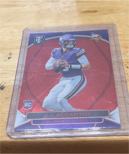 2024 Panini Totally Certified #127 J.J. McCarthy — front