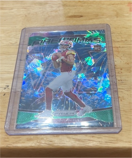 2024 Panini Prizm Fireworks #24 Jayden Daniels — front