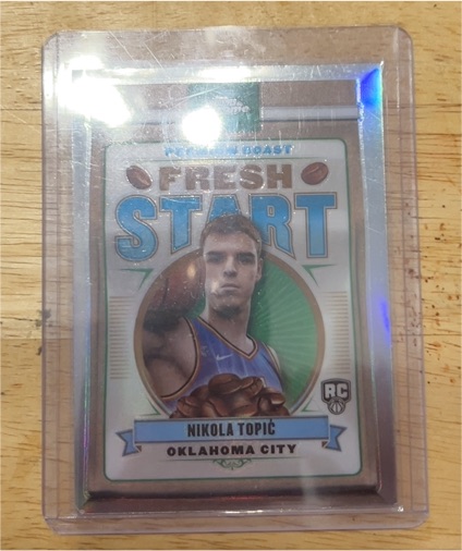 2024-25 Topps Chrome #FS-9 Nikola Topic Fresh Start — front