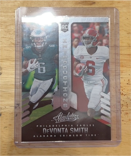2021 Panini Absolute Introductions #INT-7 DeVonta Smith — front