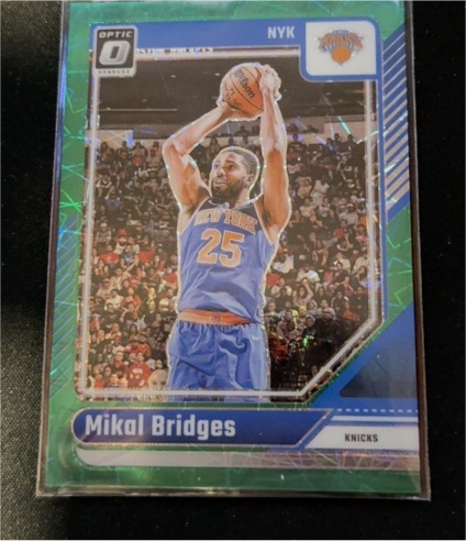 2024-25 Panini Donruss Optic #217 Mikal Bridges — front