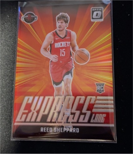 2024-25 Panini Donruss Optic #16 Reed Sheppard Express Lane — front
