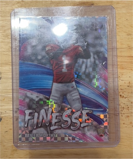 2024 Topps Chrome #F-7 Xavier Worthy — front