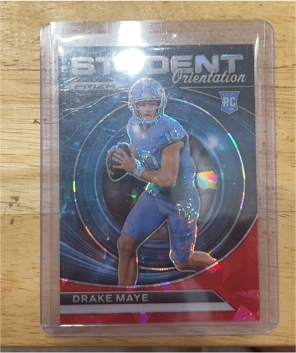 2024 Panini Prizm Draft Picks Student Orientation #SO-DM Drake Maye — front
