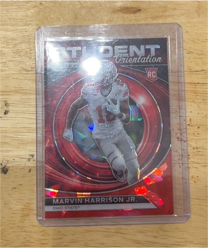 2024 Panini Prizm Draft Picks Student Orientation #SO-MHJ Marvin Harrison Jr — front