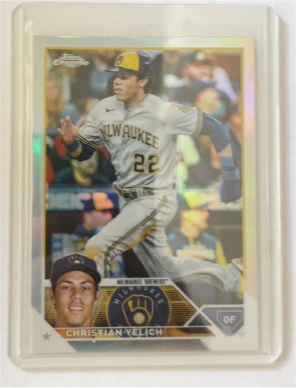 2023 Topps Chrome #109 Christian Yelich — front