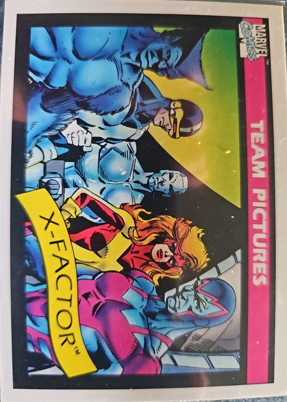 1990 Impel Marvel Universe #143 X-Factor — front