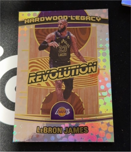 2024-25 Panini Revolution #2 LeBron James Hardwood Legacy — front
