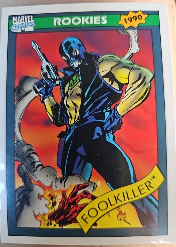 1990 Impel Marvel Universe Series 1 #87 Foolkiller — front