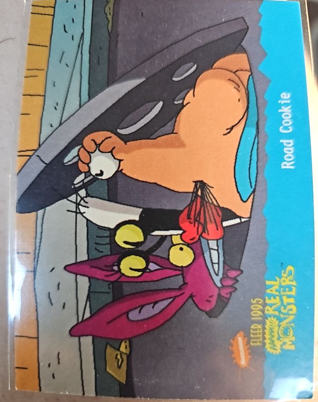 1995 Fleer AAAHH!! Real Monsters #65 Road Cookie — front