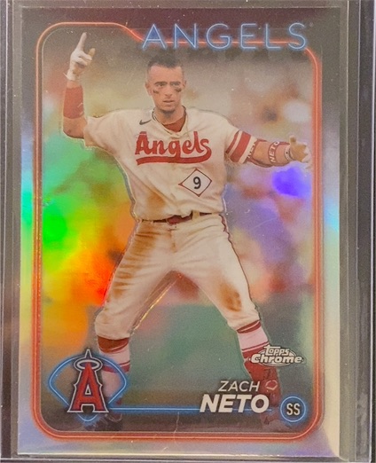 2024 Topps Chrome #123 Zach Neto — front