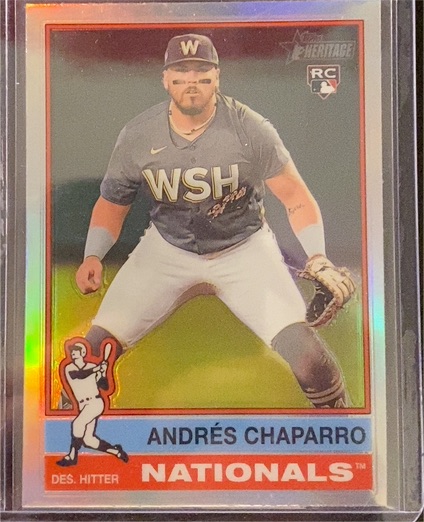 2025 Topps Heritage #418 Andrés Chaparro — front