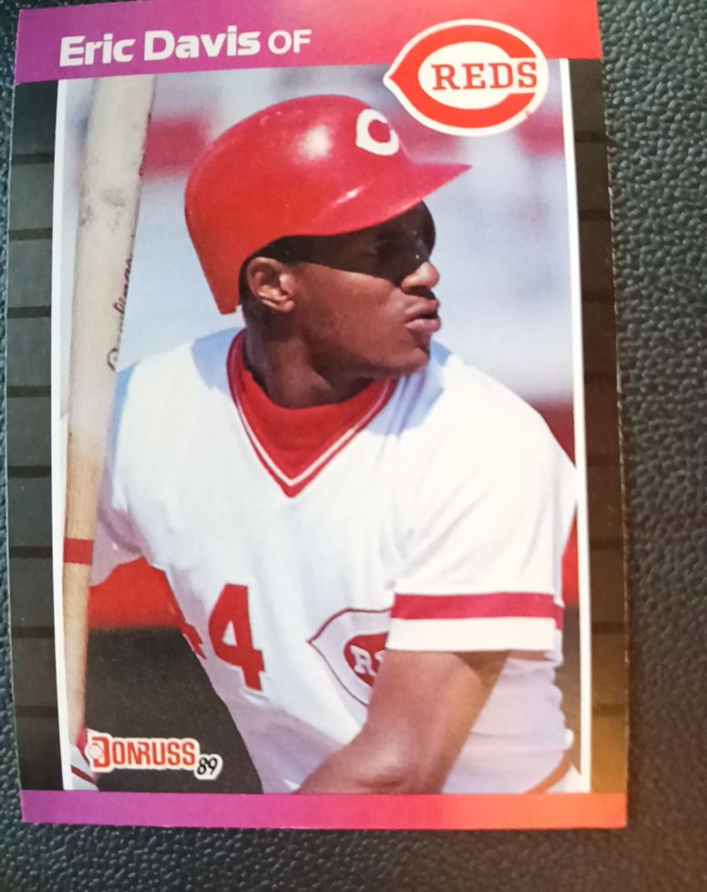1989 Donruss #80 Eric Davis — front