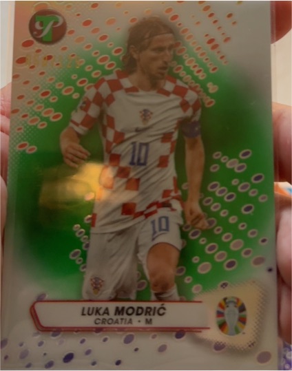 2023 Topps Pristine Road to UEFA Euro 2024 #18 Luka Modrić — front