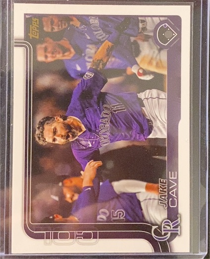 2025 Topps Series 1 #103 Jake Cave — front