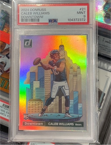 2024 Donruss #21 Caleb Williams Downtown! — front