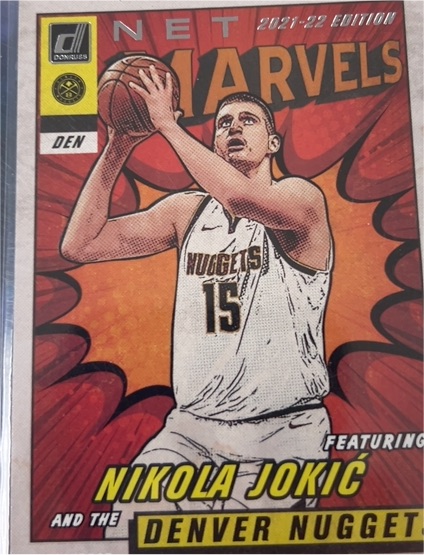 2021-22 Donruss Net Marvels #12 Nikola Jokic — front