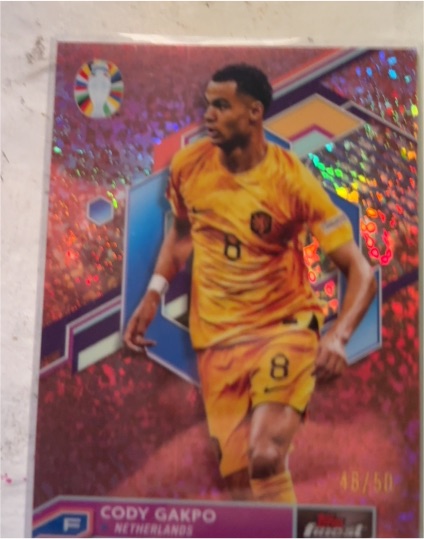 2023 Topps Finest Road to Euro 2024 #49 Cody Gakpo — front