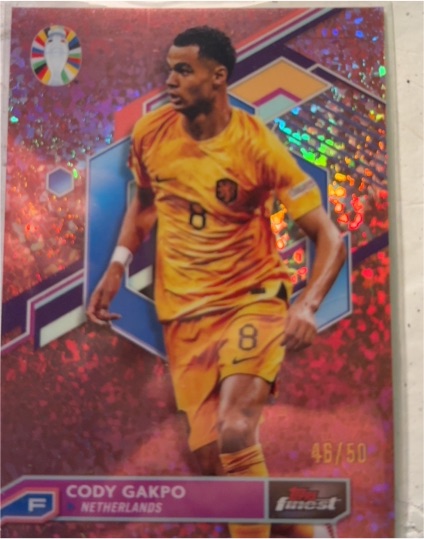 2023 Topps Finest Road to UEFA Euro 2024 #49 Cody Gakpo — front
