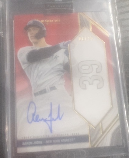 2022 Topps Luminaries Home Run Kings #HRK-AJ Aaron Judge — front
