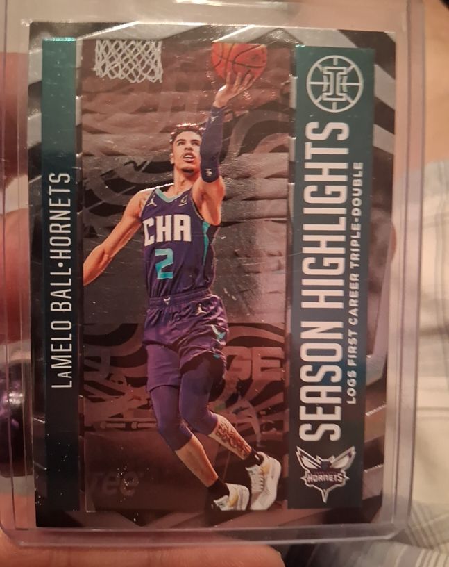 2020-21 Panini Illusions #9 LaMelo Ball Season Highlights — front