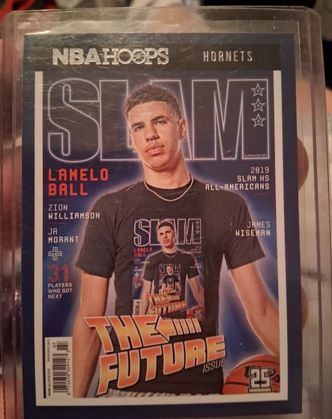 2021-22 Panini NBA Hoops SLAM #222 LaMelo Ball — front