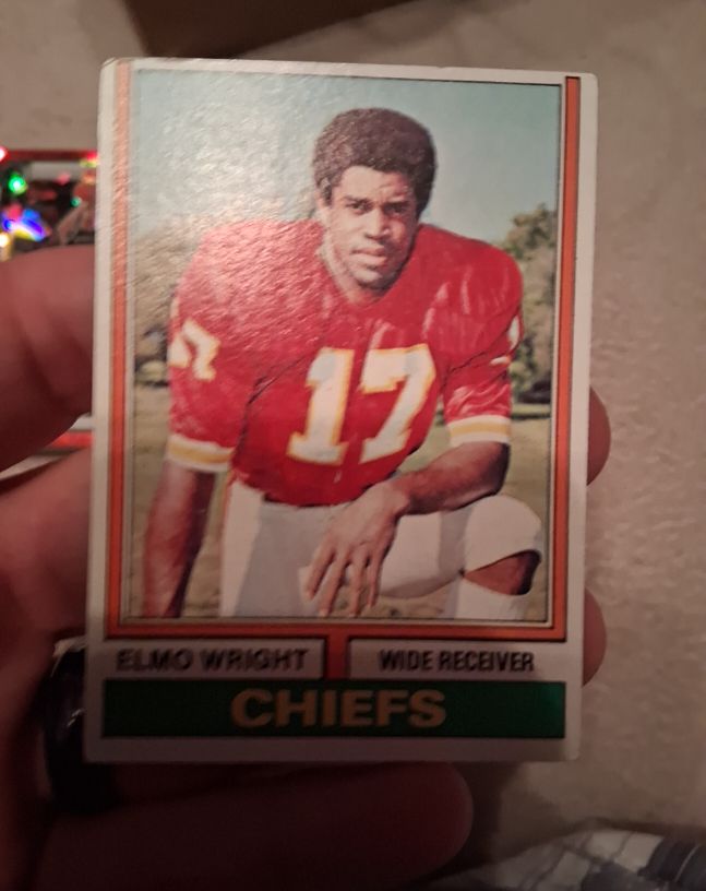 1974 Topps #34 Elmo Wright — front