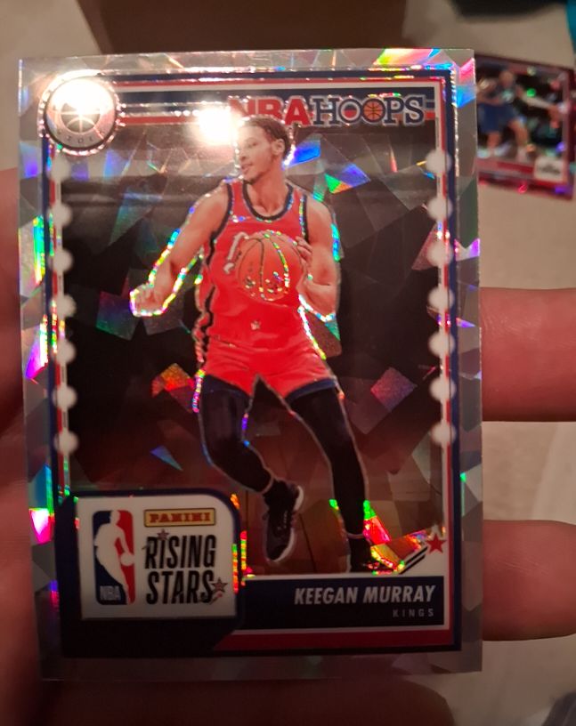2023-24 Panini NBA Hoops Rising Stars Keegan Murray — front