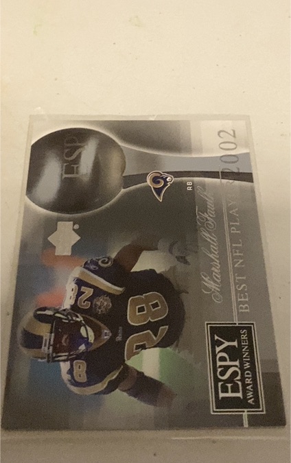 2001 Upper Deck ESPY Award Winners #EA-8 Marshall Faulk — front