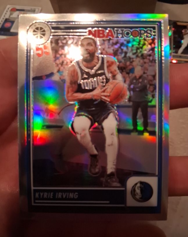 2023-24 Panini NBA Hoops Premium Stock #256 Kyrie Irving — front