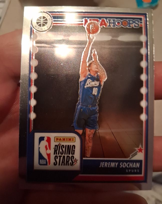 2023-24 Panini NBA Hoops Premium Stock #296 Jeremy Sochan — front