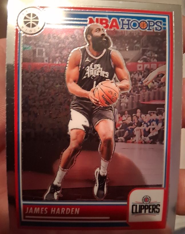 2023-24 Panini NBA Hoops #77 James Harden — front