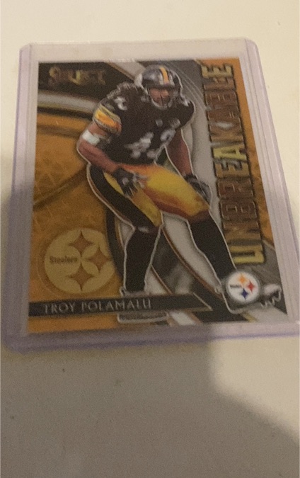 2020 Panini Select #U21 Troy Polamalu Unbreakable — front