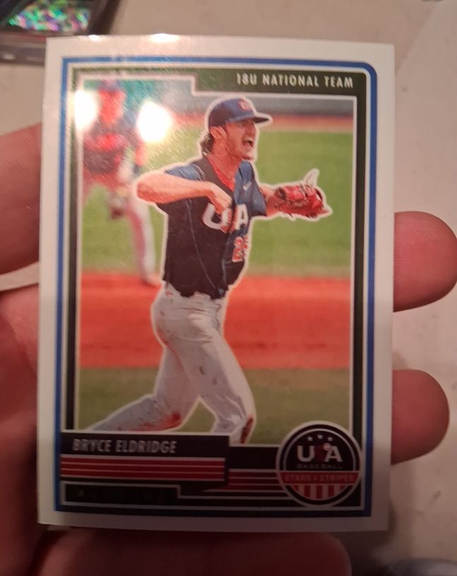 2023 Panini USA Baseball Stars & Stripes #47 Bryce Eldridge 18U National Team — front