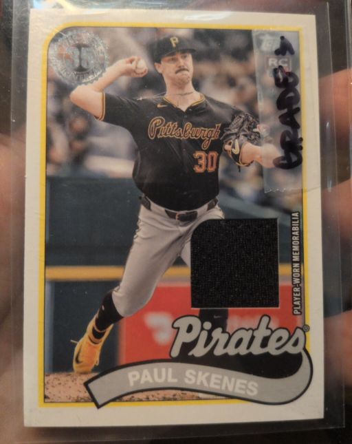 2024 Topps Baseball Update Series 35th Anniversary Relic #89RU-PS Paul Skenes — front