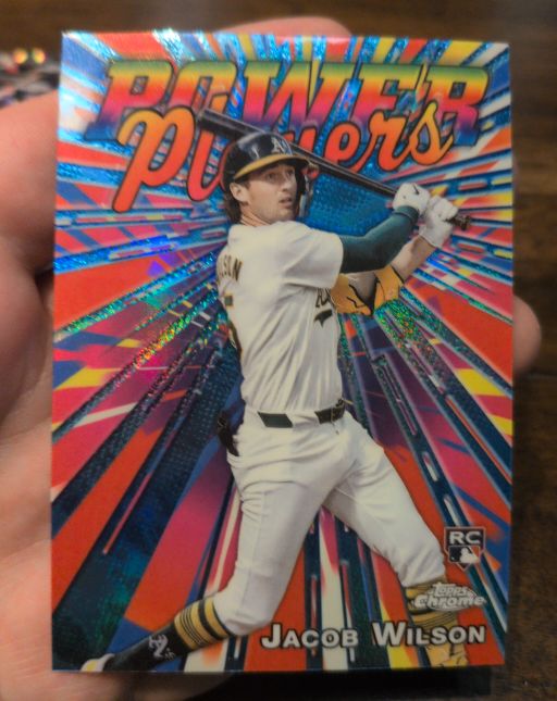 2025 Topps Chrome #PP-22 Jacob Wilson Power Players — front