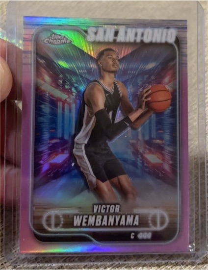 2024-25 Topps Chrome #193 Victor Wembanyama — front