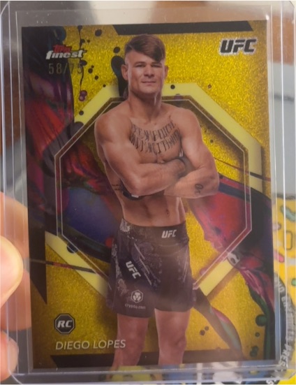 2024 Topps Finest UFC #42 Diego Lopes — front