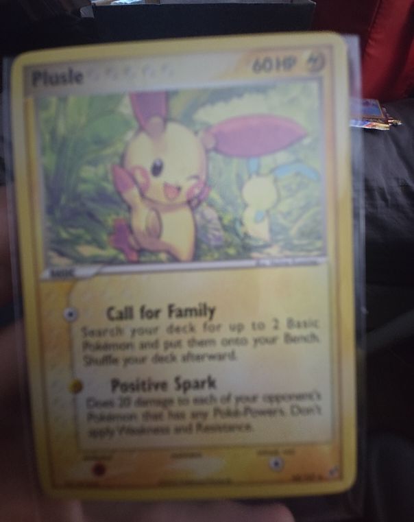 2005 Pokémon EX Deoxys #44 Plusle — front