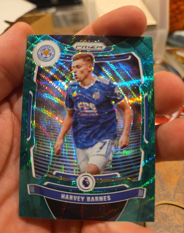 2021-22 Panini Prizm Premier League #24 Harvey Barnes — front