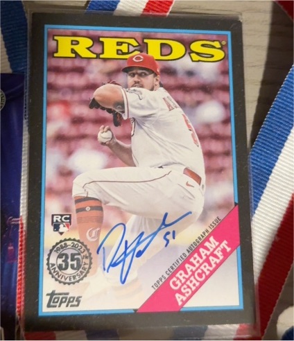 2023 Topps Series 1 #88BA-GA Graham Ashcraft — front