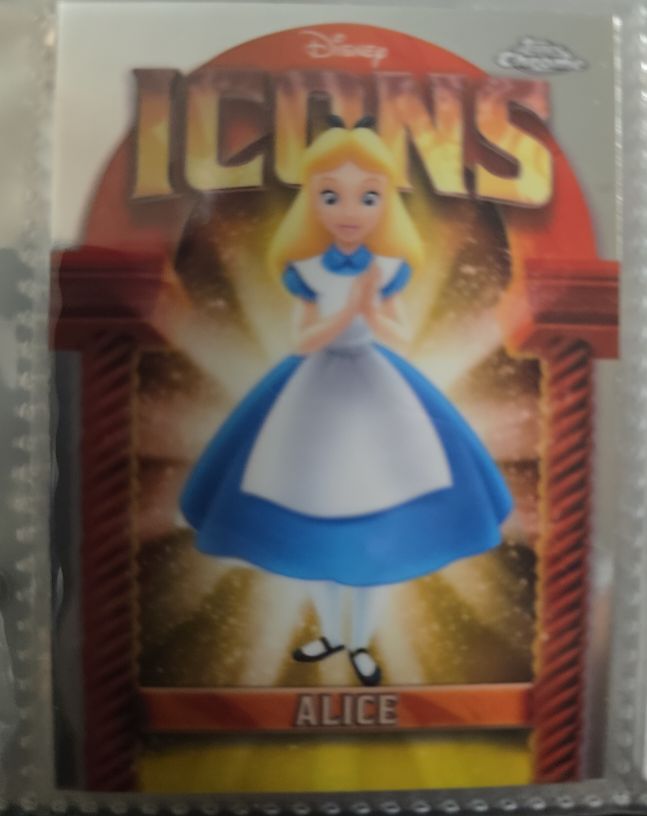 2025 Topps Chrome Disney #DI-17 Alice Icons — front