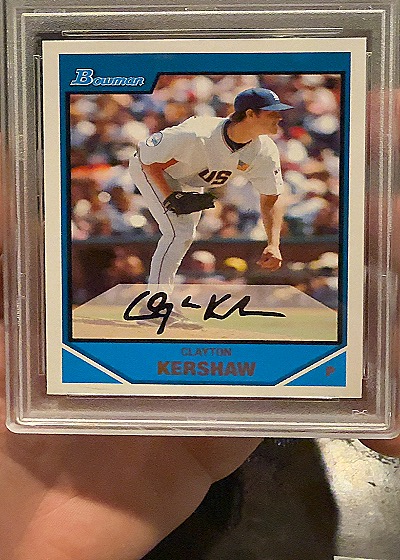 2007 Bowman Draft Picks & Prospects #BDPP77 Clayton Kershaw — front